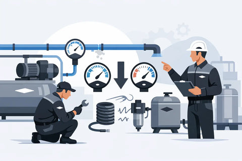 Compressed Air Pressure Drop Causes
