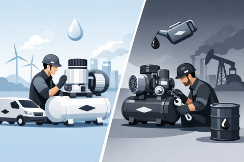 Oil Free vs Oil Lubricated Compressors