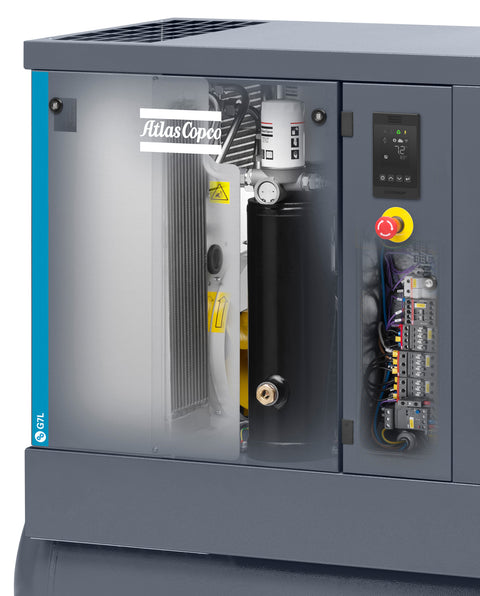 Atlas Copco G7L FF 10 HP Rotary Screw Compressor