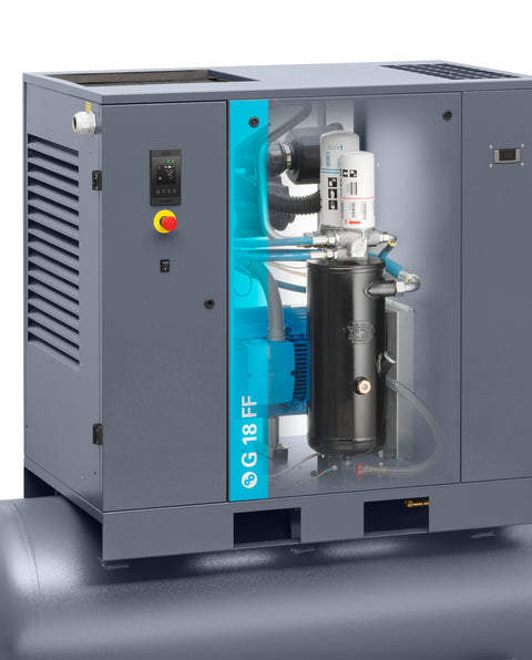 Atlas Copco G18 FF 25 HP Rotary Screw Compressor