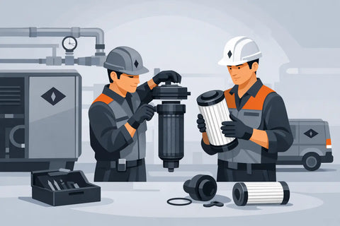 Compressed Air Filter Replacement Guide
