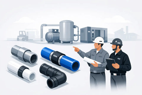 Best Compressed Air Piping Materials Compared