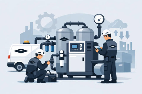 Compressed Air Dryer Service That Prevents Downtime