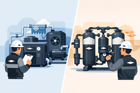 Refrigerated vs Desiccant Air Dryer