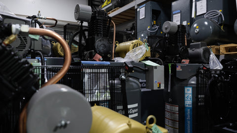Industrial air compressors and equipment inventory available for sale in Southern California from Advanced Air & Vacuum