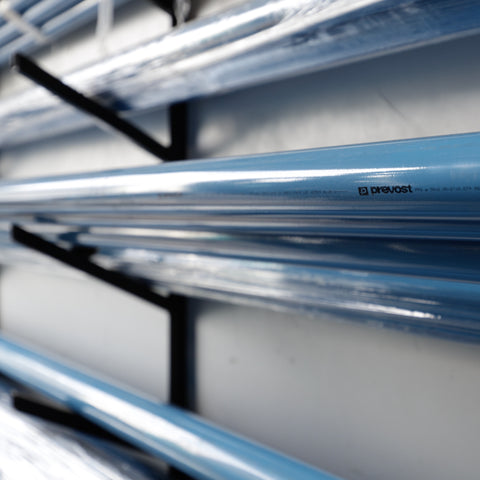 Prevost aluminum compressed air piping available from Advanced Air & Vacuum in Avondale, Arizona.